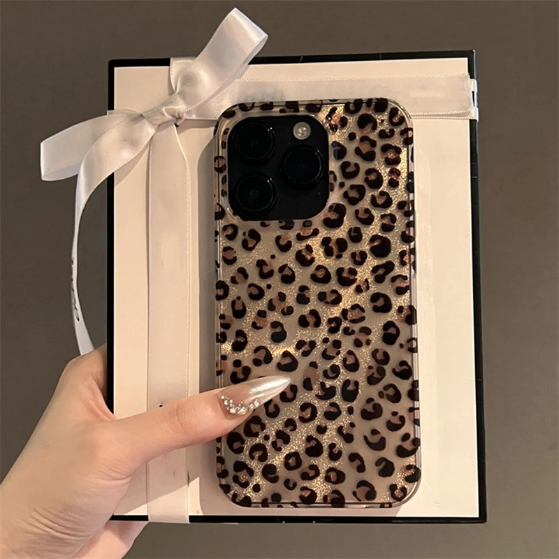 Vivo Y28 - Casing ponsel motif macan tutul, pelindung