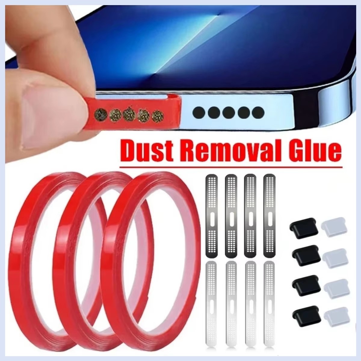 Dust Removal Sticker - Lem Perekat Penghilang Debu Speaker Ponsel