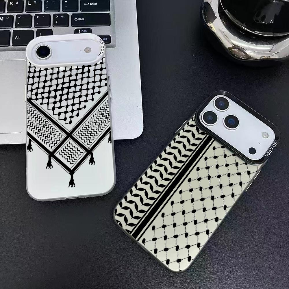 Casing Ponsel Keffiyeh Palesti - Apple Iphone 15 Pro Max ulasan dan harga