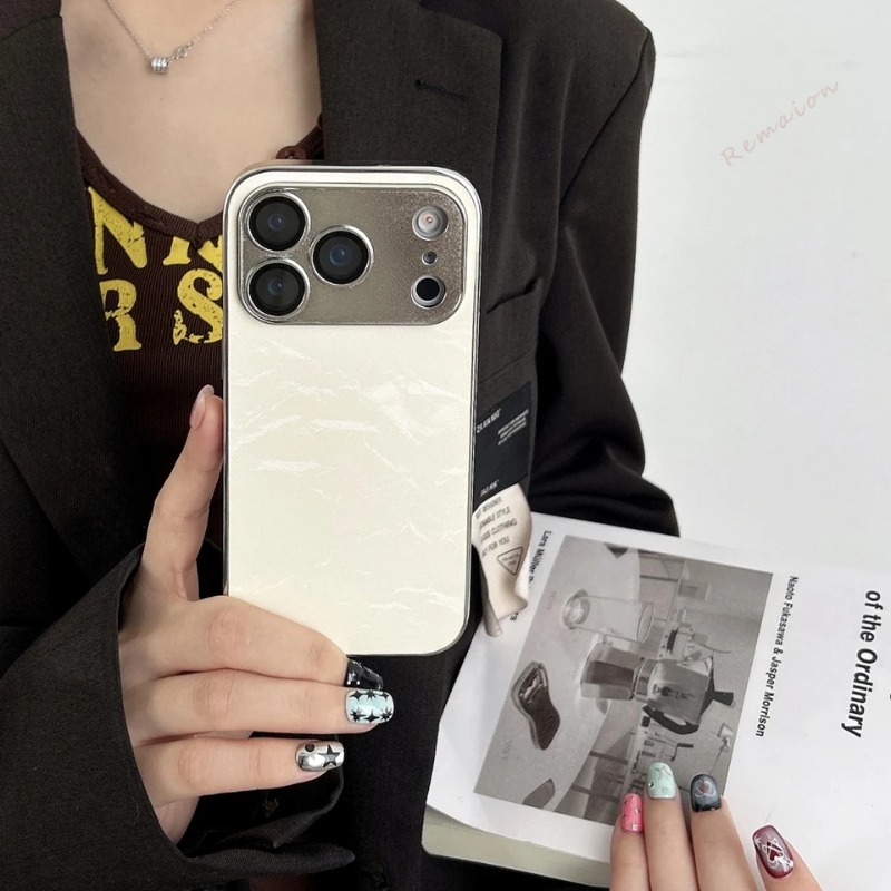 Casing Ponsel Kulit Mewah Berl - Camera Lens Protector ulasan dan harga